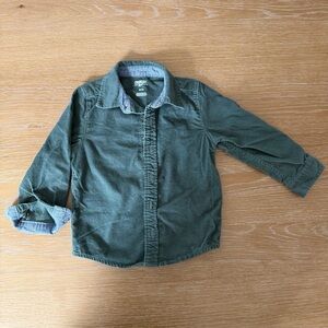 OshKosh B'gosh Green Corduroy Shirt